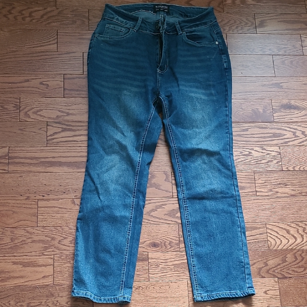 BloomChic Blue Boot Cut Jeans Timeless Style